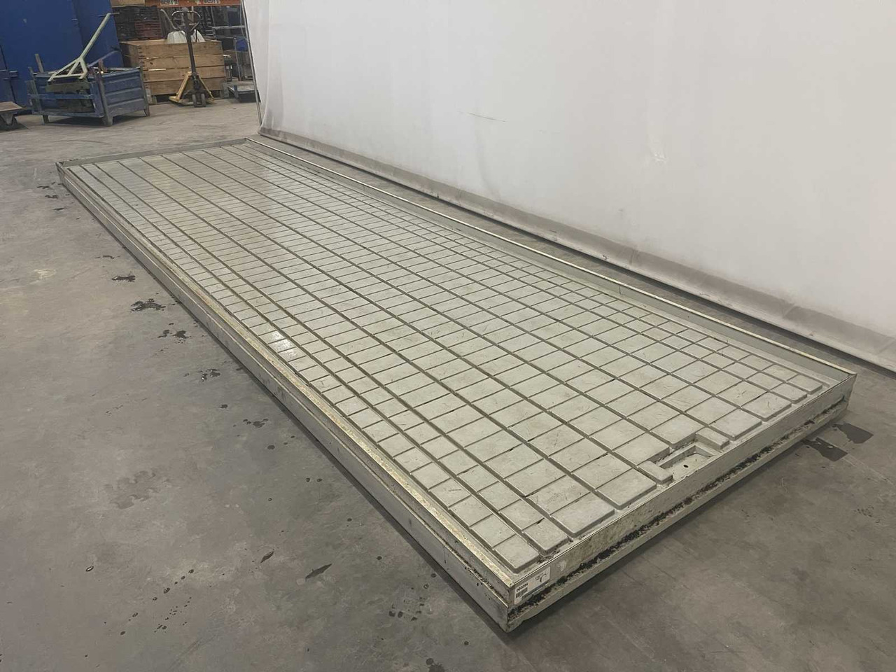 Agricultural machinery Aluminum cultivation table (5,90x1,715 mtr) (40x)