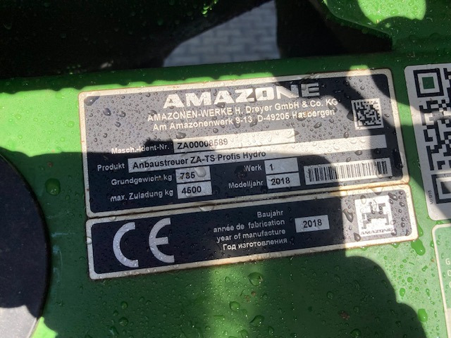 Sprayer Amazone TS 4200 hydro: picture 2