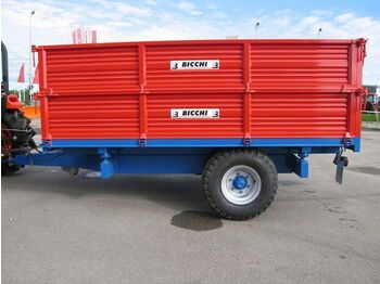 New Farm trailer Bicchi Bicchi monoaxle agricultural trailer, tiltable on 3 sides, model BRT502L-H, 8 tons !!! Transport included!!!!!!: picture 1