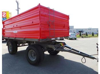New Farm trailer Bicchi agricultural trailer with 2 axles model 2B80-P2, 8 tons, pneumatic/hydraulic brake!!! Transport included!!!: picture 1