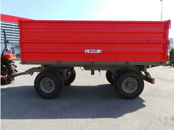 New Farm trailer Bicchi agricultural trailer with 2 axles, model 2B 60-P2, 6 tons, pneumatic/hydraulic brake !!!! Transport included!!!!: picture 1