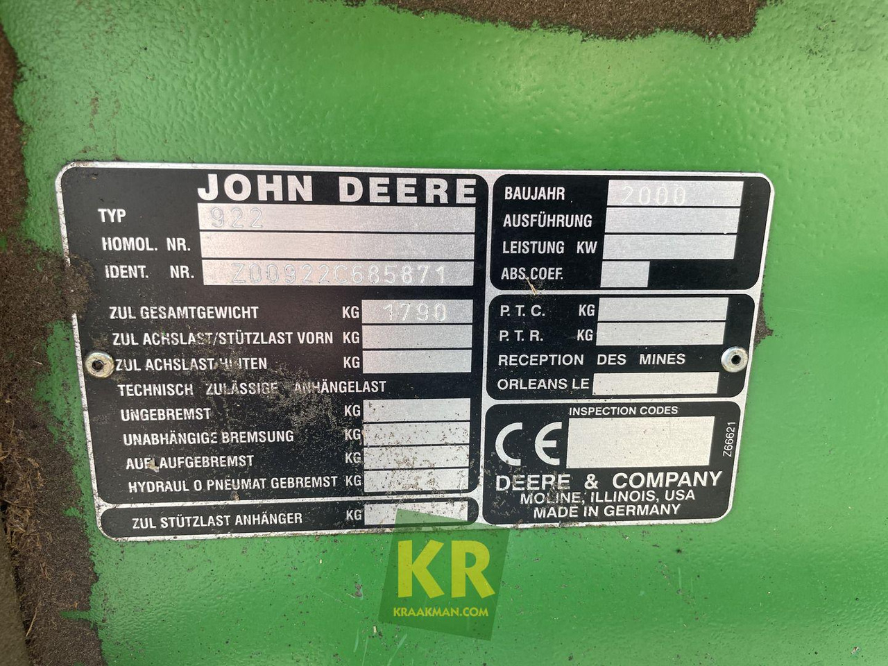 Combine harvester John Deere CTS