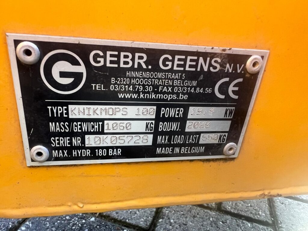 Compact loader KNIKMOPS 100 miniloader