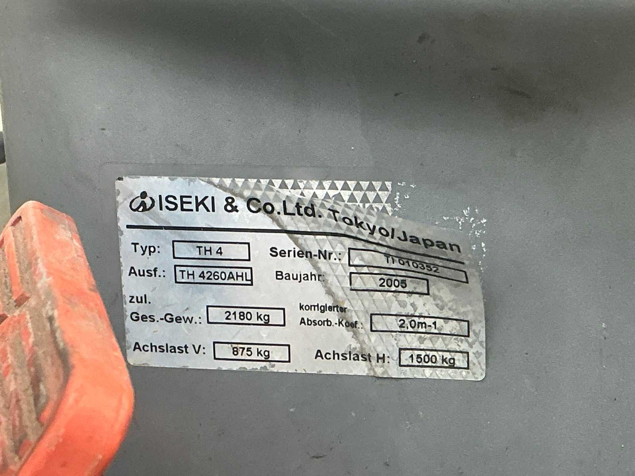 Compact tractor Iseki 4260 TH4