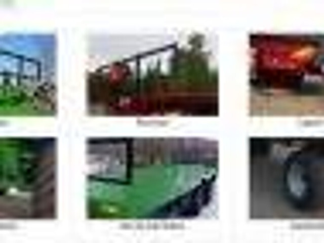 Farm platform trailer Dinapolis przyczepa do transportu bel RPT-8000, 14t: picture 2