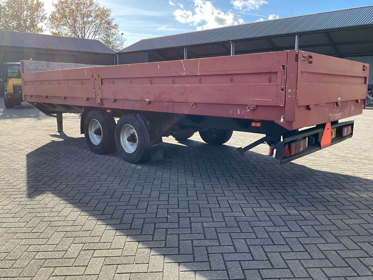 Farm platform trailer Obermaier TFP 105