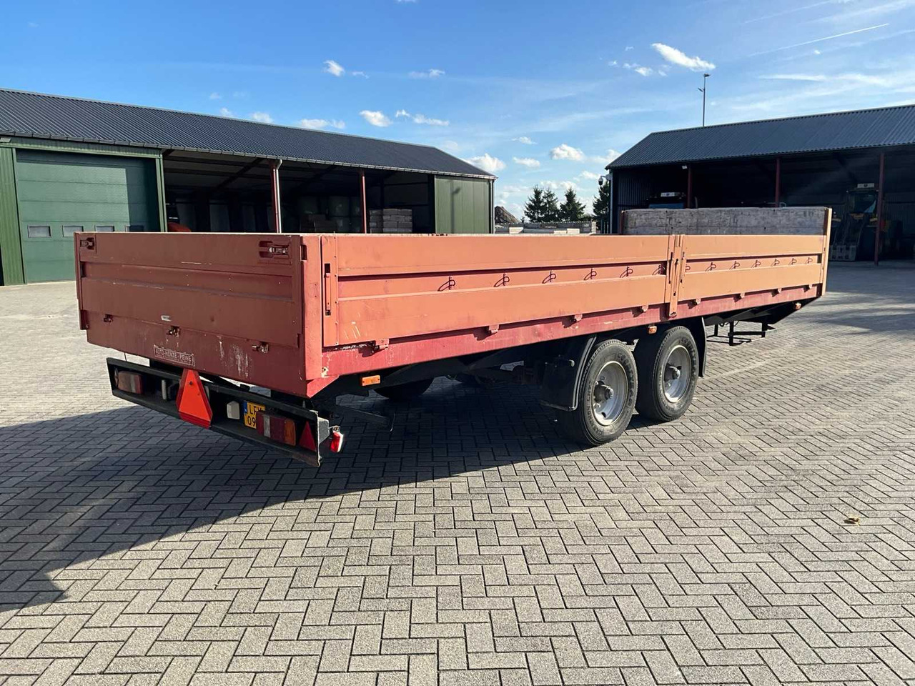 Farm platform trailer Obermaier TFP 105