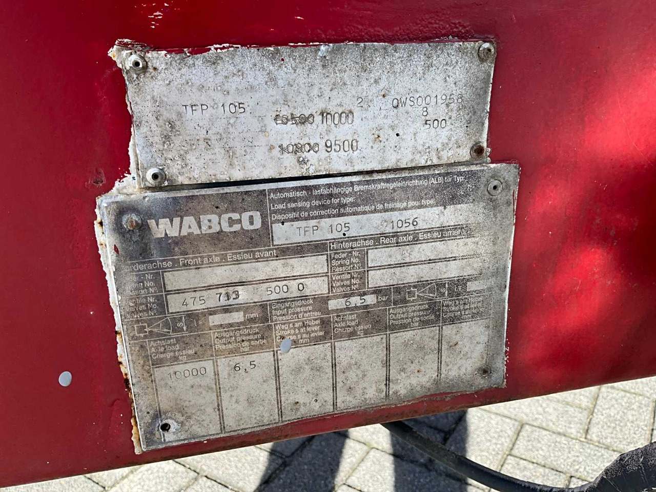 Farm platform trailer Obermaier TFP 105