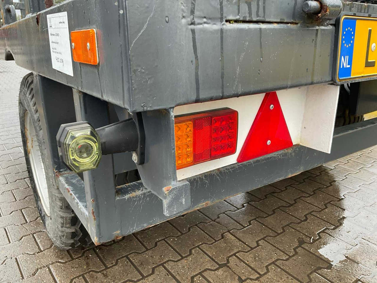 Farm platform trailer Sloot Didam SBW 7000