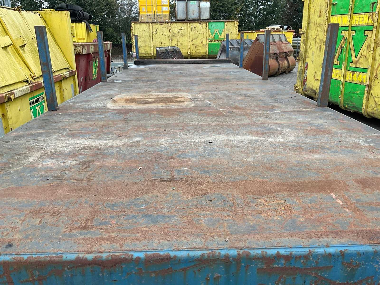 Farm platform trailer Van Werven 2-A LBW