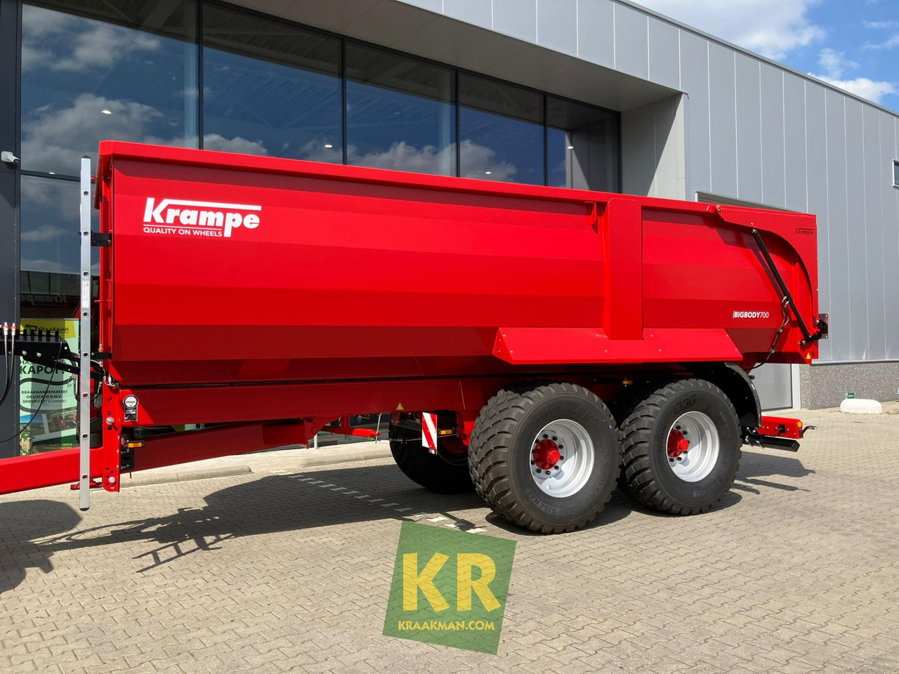 Farm tipping trailer/ Dumper BIG BODY 700 Krampe