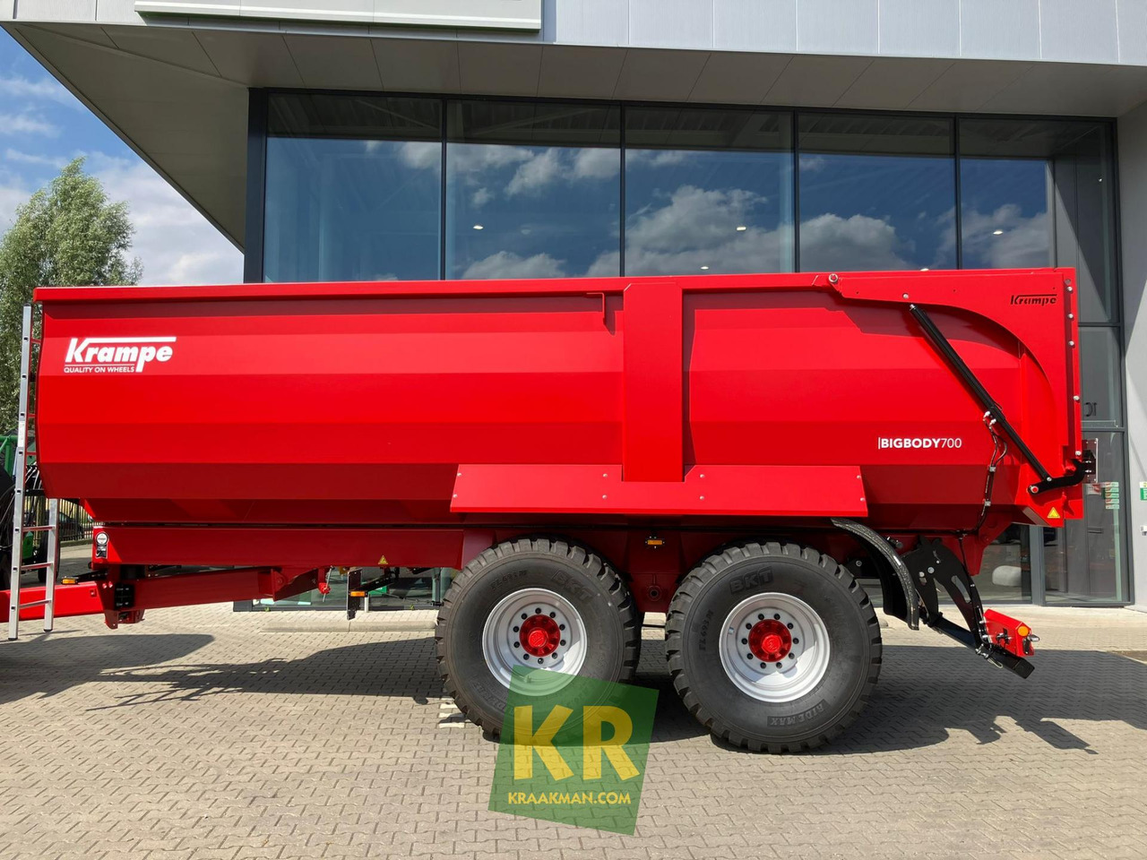 Farm tipping trailer/ Dumper BIG BODY 700 Krampe