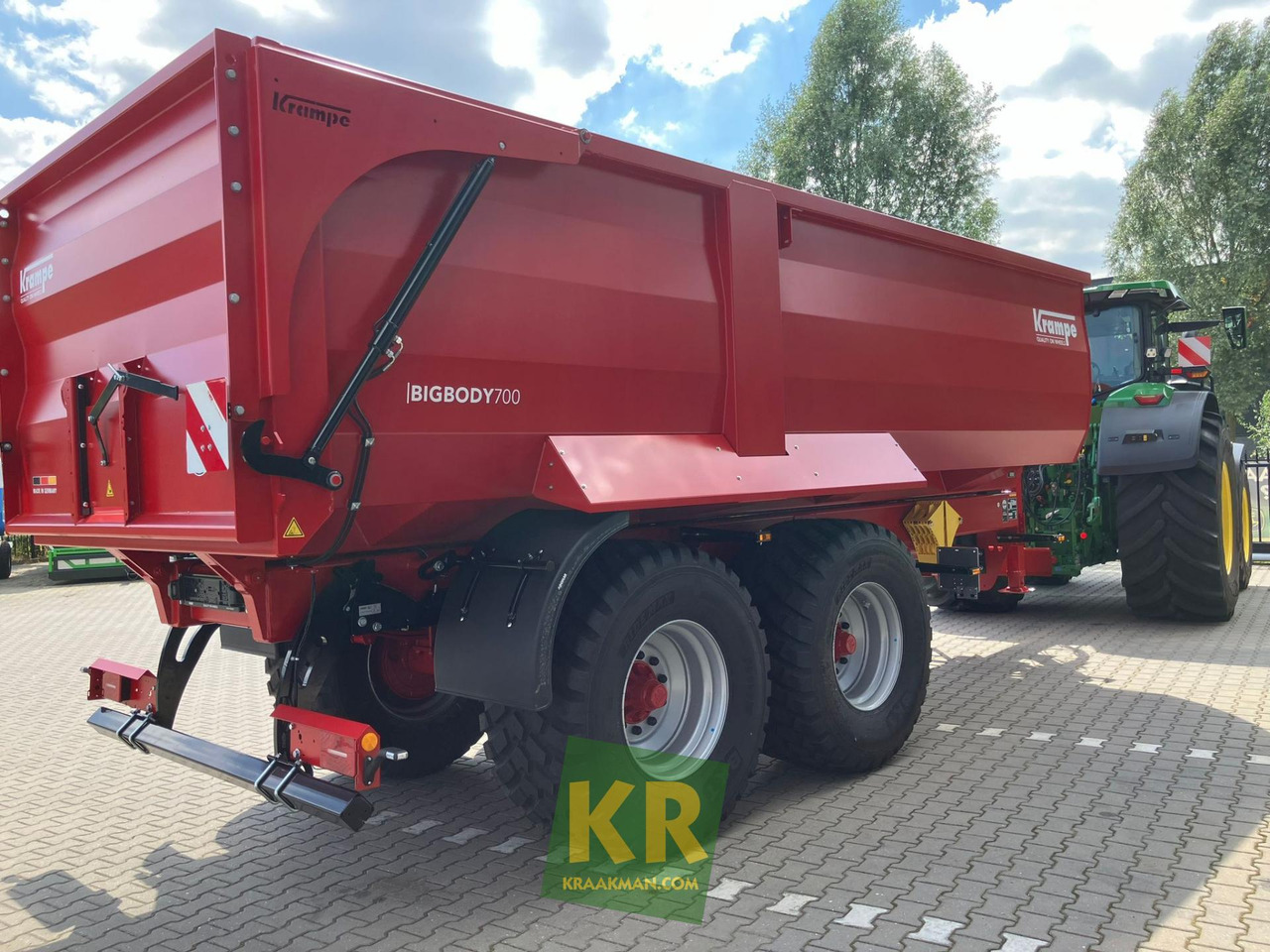 Farm tipping trailer/ Dumper BIG BODY 700 Krampe