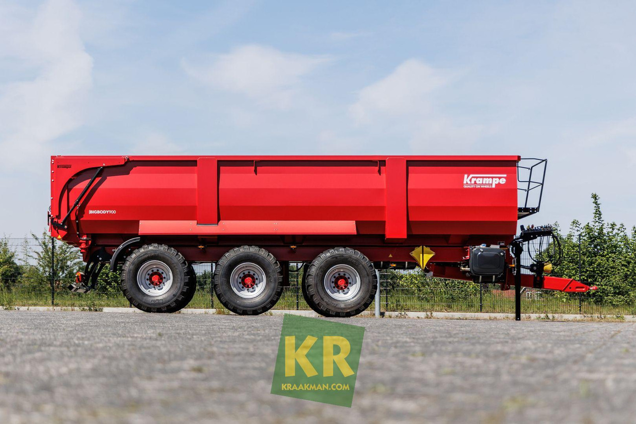 Farm tipping trailer/ Dumper BIG BODY 900 Krampe