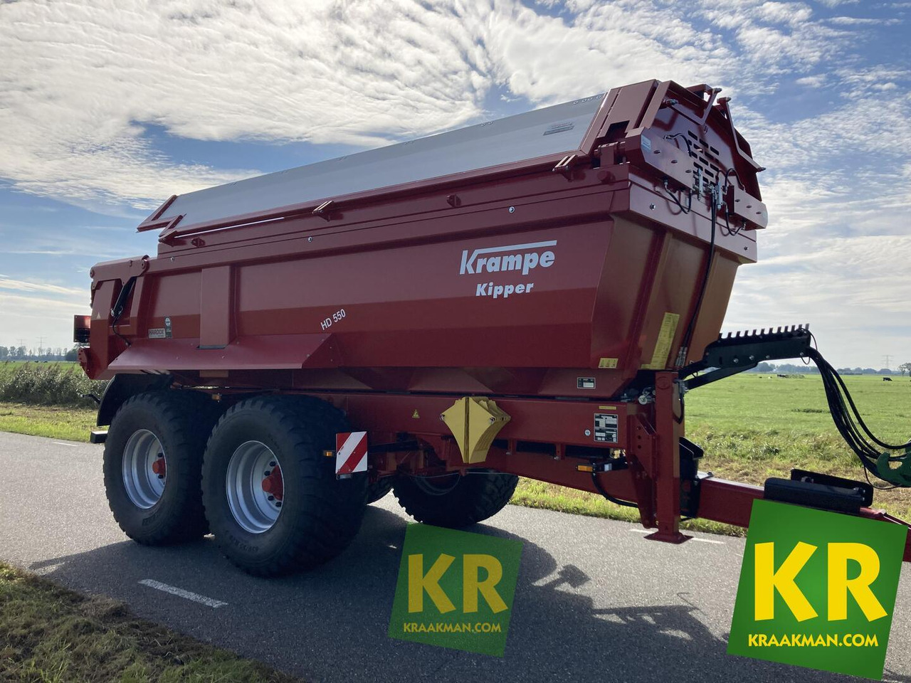 Farm tipping trailer/ Dumper HD550 Krampe