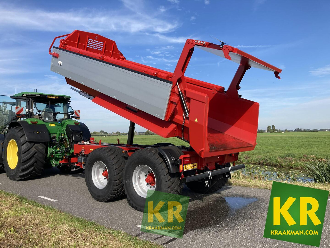Farm tipping trailer/ Dumper HD550 Krampe