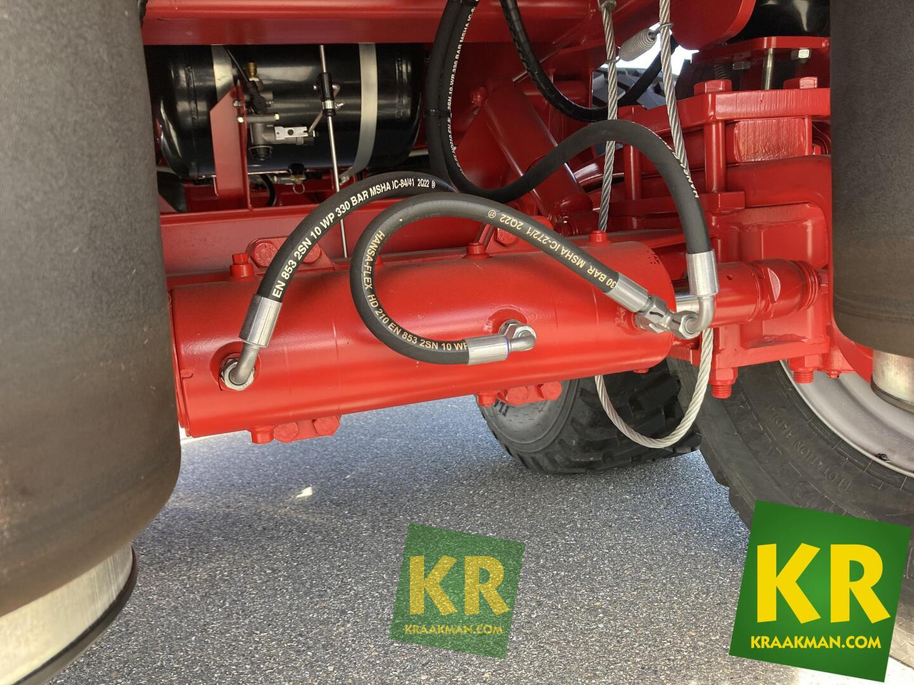 Farm tipping trailer/ Dumper HD550 Krampe