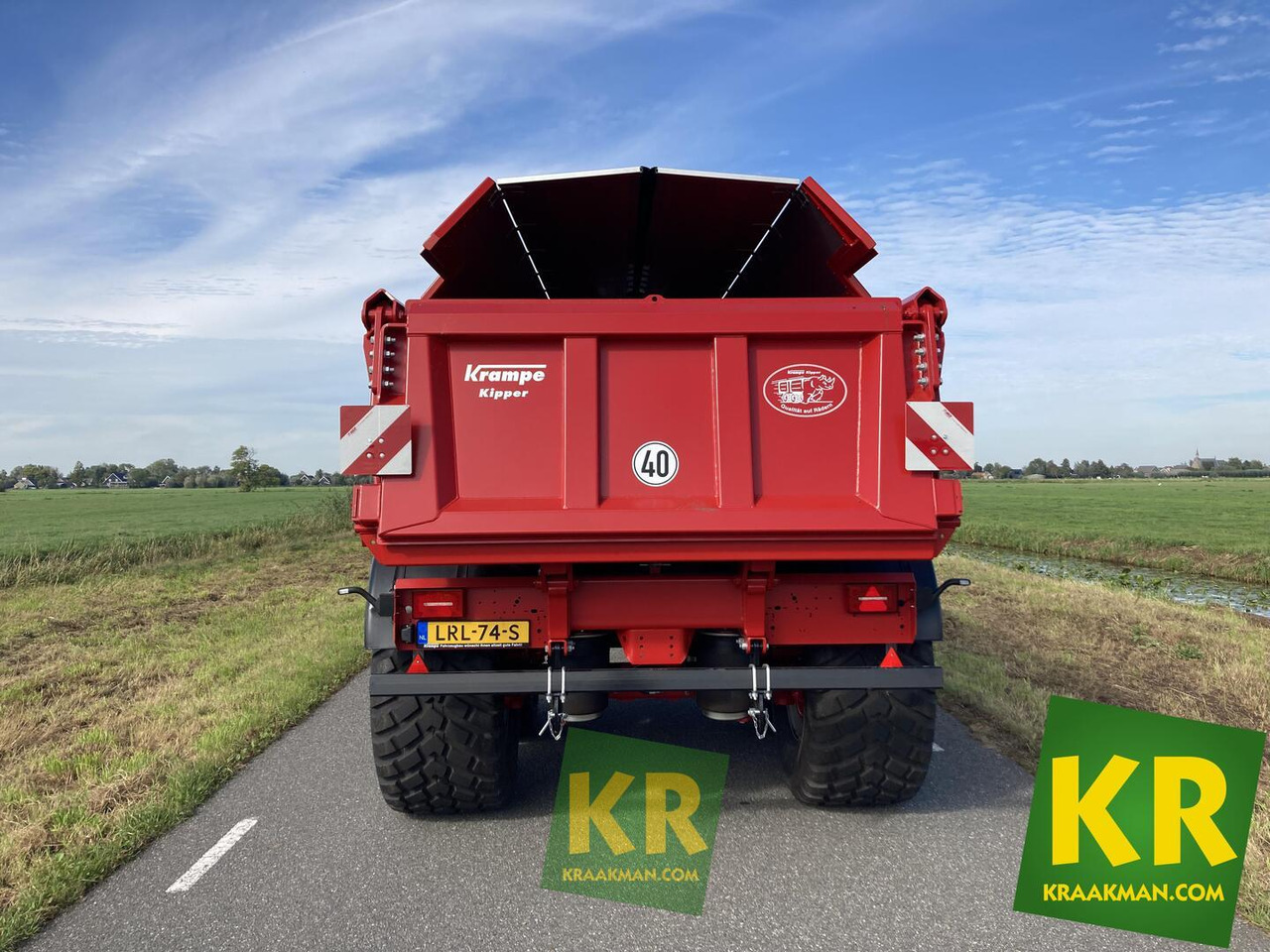 Farm tipping trailer/ Dumper HD550 Krampe