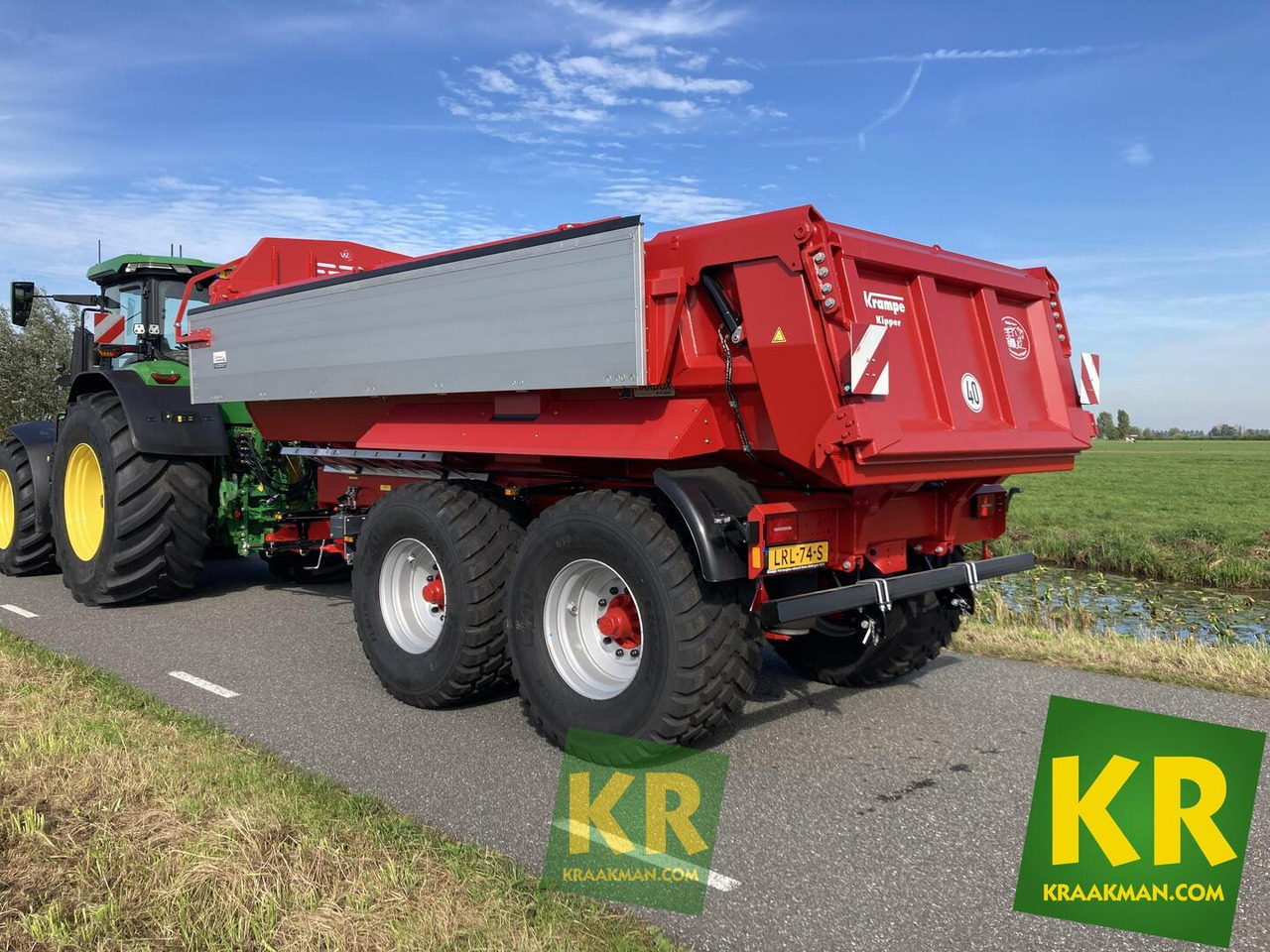 Farm tipping trailer/ Dumper HD550 Krampe
