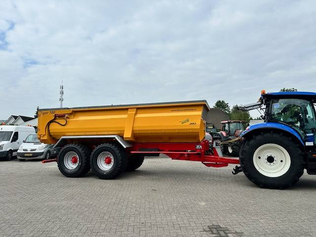 Farm tipping trailer/ Dumper Jako Tiger 180 landbouwkipper. Nieuw! direct leverbaar!