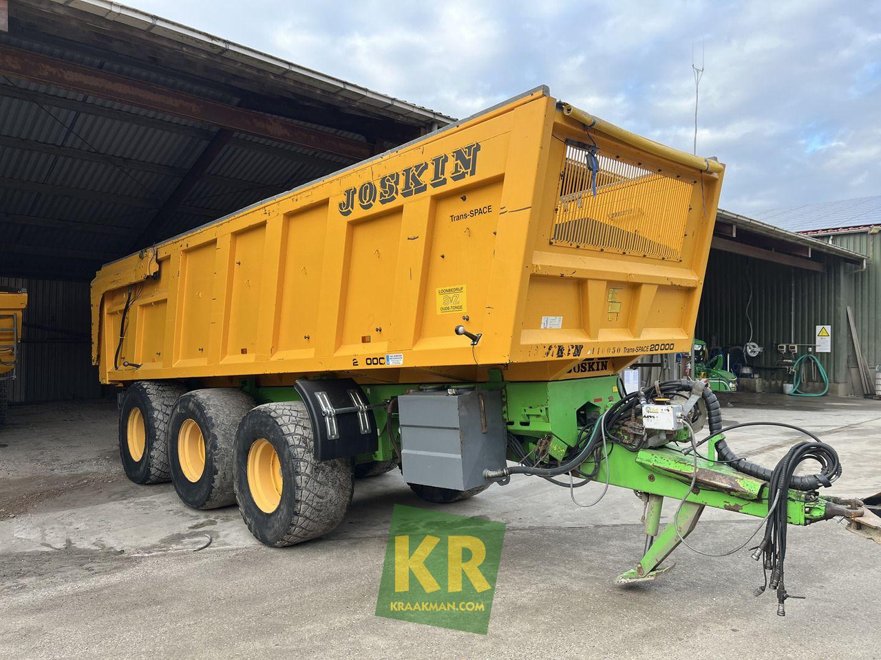 Farm tipping trailer/ Dumper Joskin Trans-Space 2000