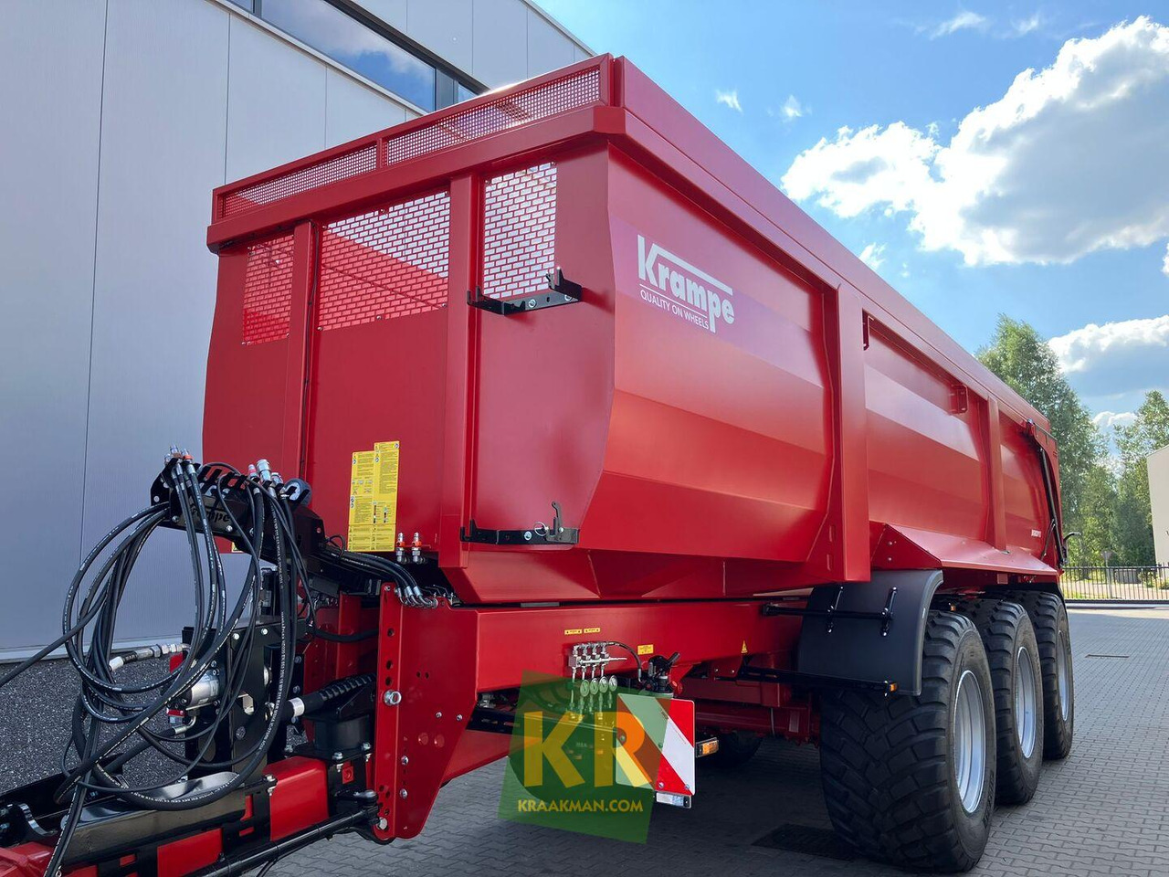 Farm tipping trailer/ Dumper Krampe BIG BODY 900