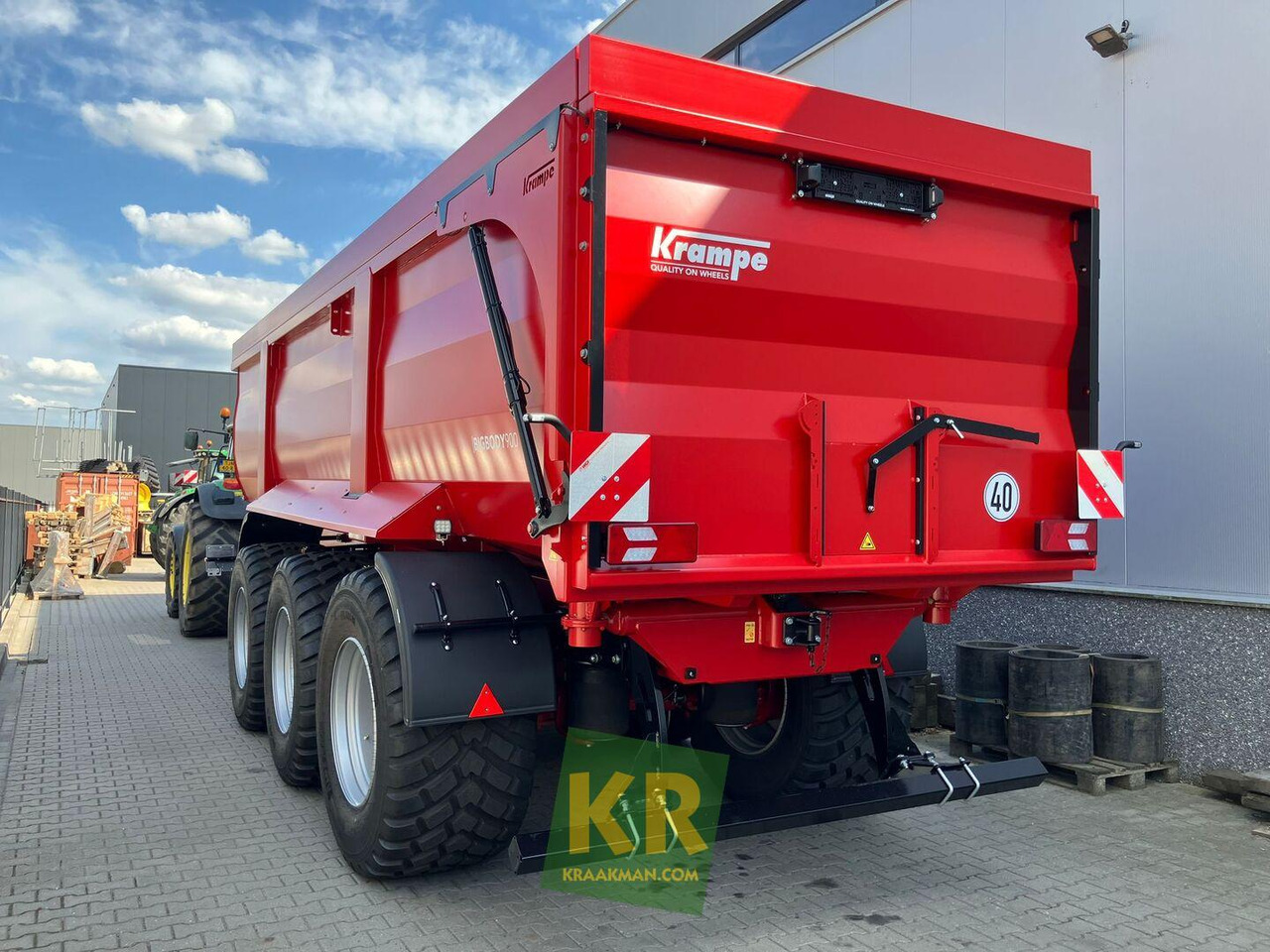 Farm tipping trailer/ Dumper Krampe BIG BODY 900
