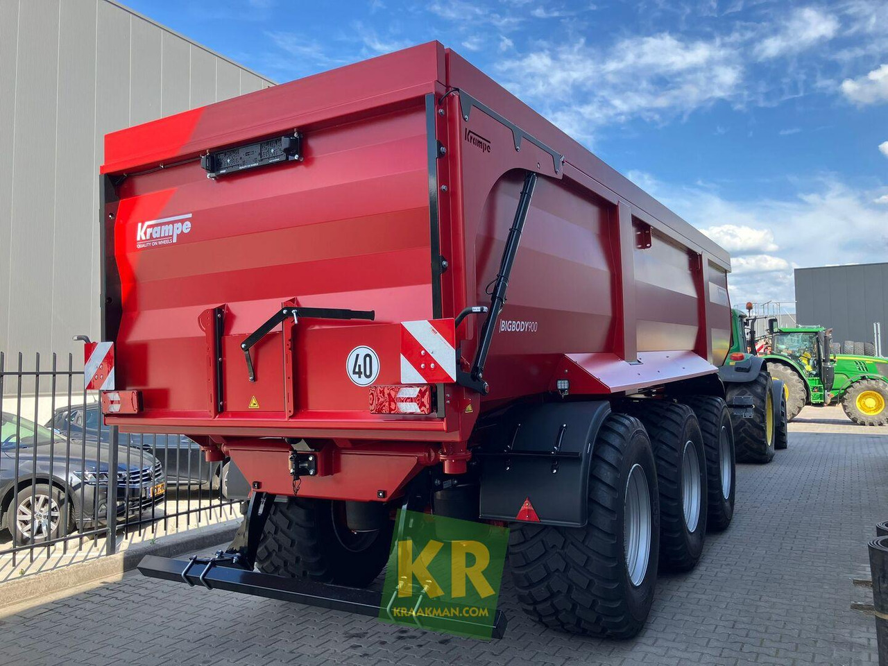 Farm tipping trailer/ Dumper Krampe BIG BODY 900