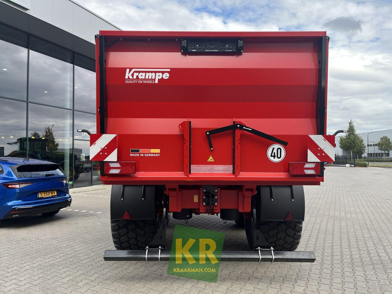 Farm tipping trailer/ Dumper Krampe Big Body 750