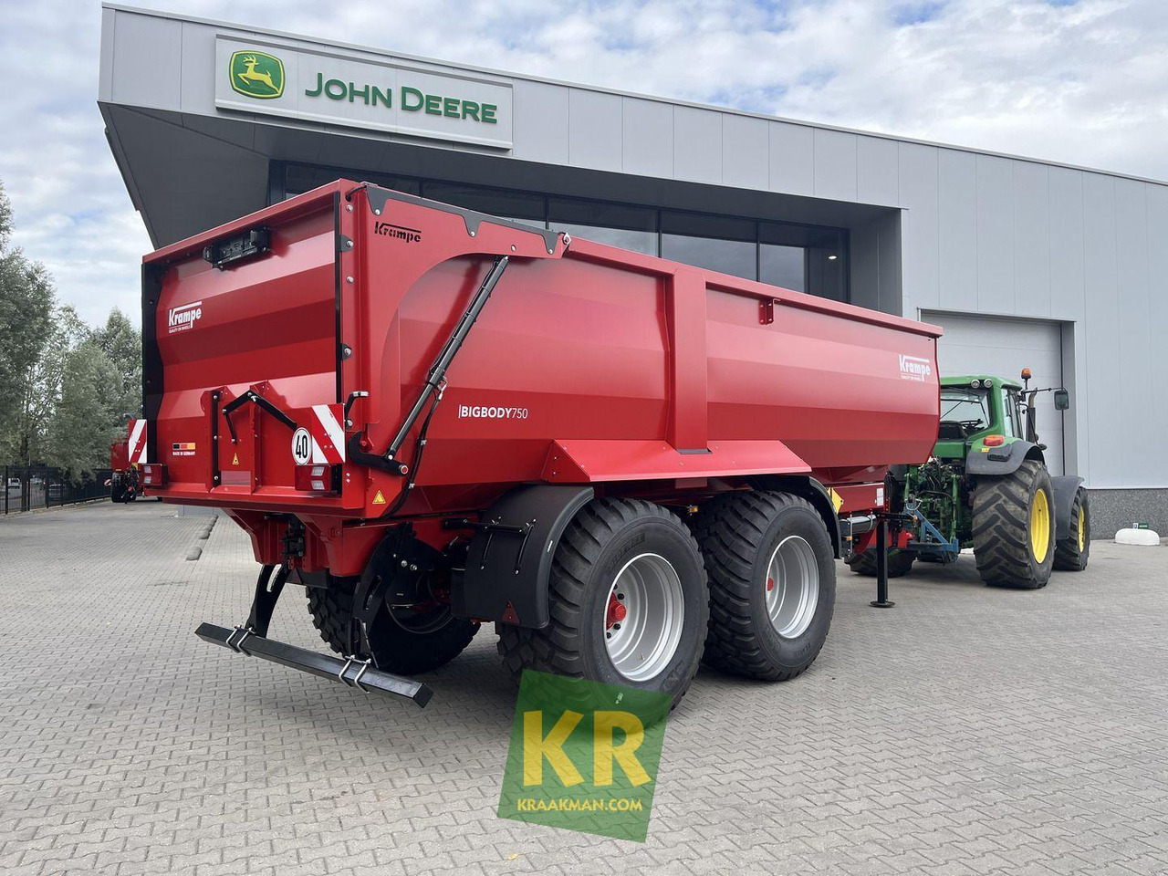 Farm tipping trailer/ Dumper Krampe Big Body 750
