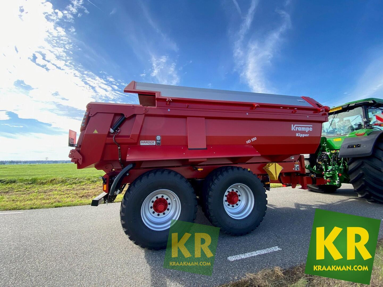 Farm tipping trailer/ Dumper Krampe HD550