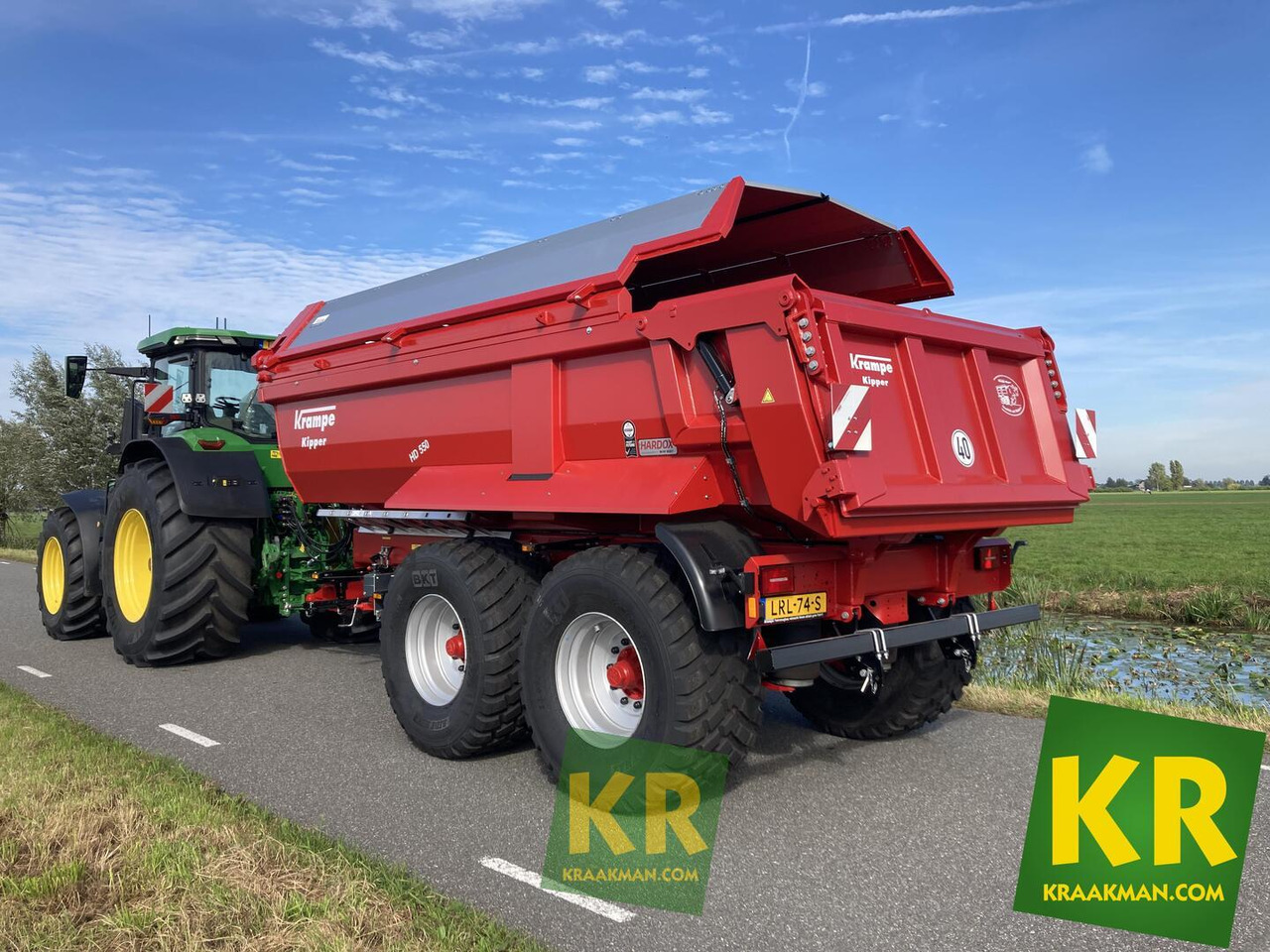 Farm tipping trailer/ Dumper Krampe HD550