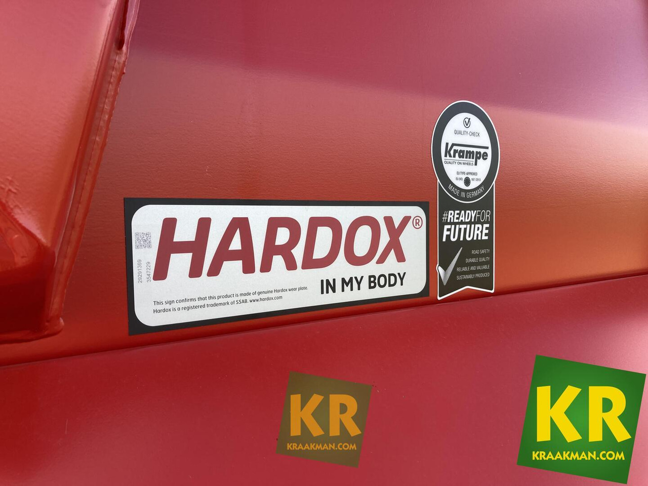 Farm tipping trailer/ Dumper Krampe HD550