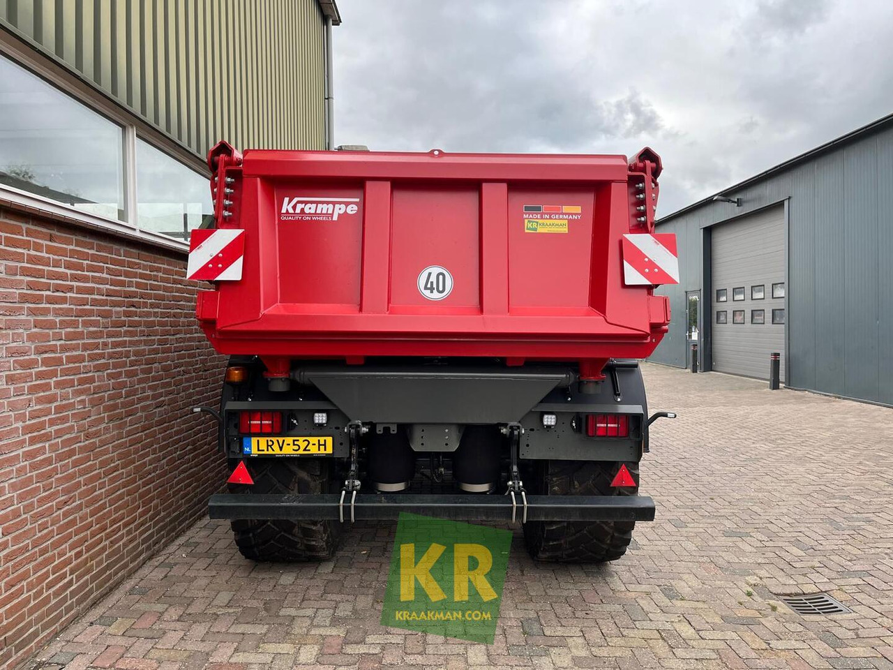 Farm tipping trailer/ Dumper Krampe HD700