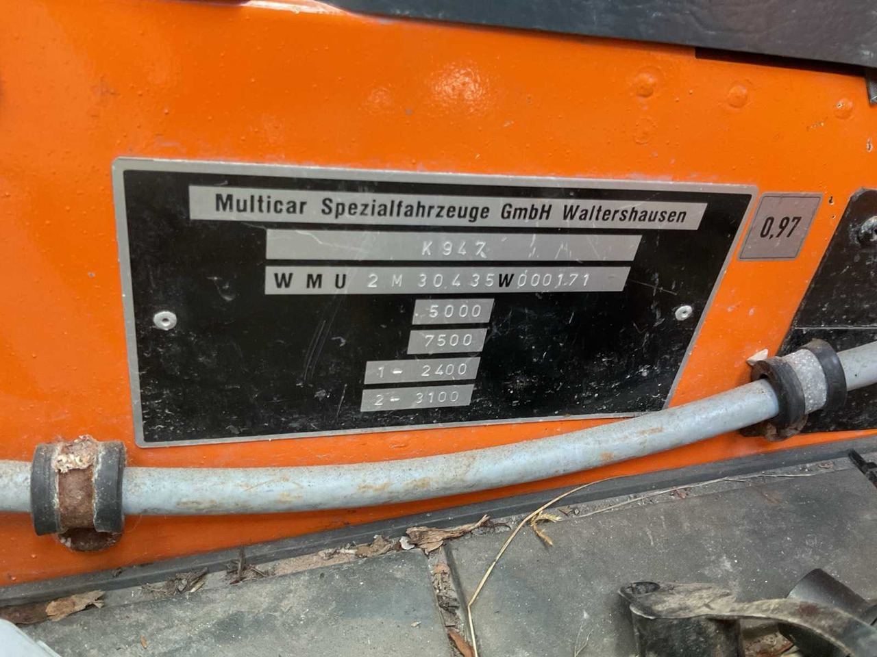 Farm tipping trailer/ Dumper Multicar K947