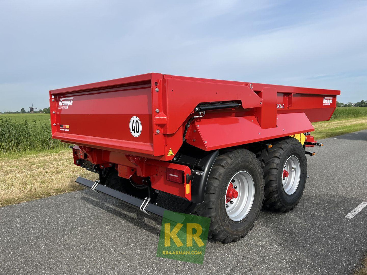 Farm tipping trailer/ Dumper SK460 gronddumper Krampe