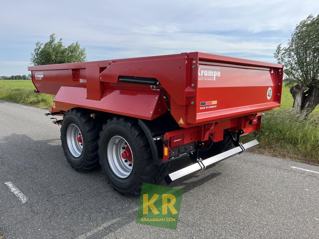Farm tipping trailer/ Dumper SK460 gronddumper Krampe