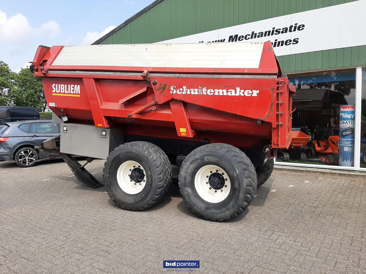 Farm tipping trailer/ Dumper Schuitemaker Subliem 200 zandkipper / gronddumper