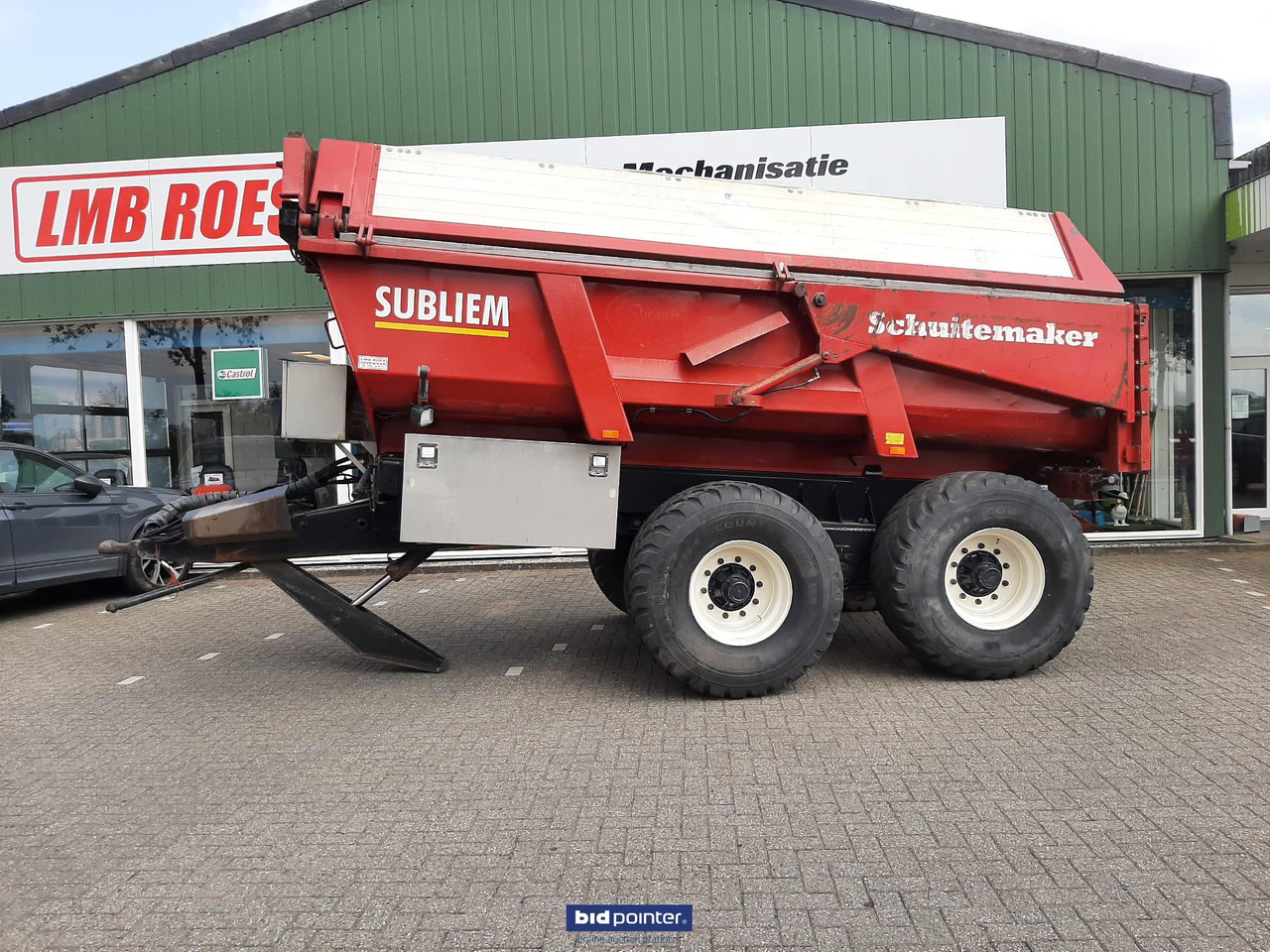 Farm tipping trailer/ Dumper Schuitemaker Subliem 200 zandkipper / gronddumper