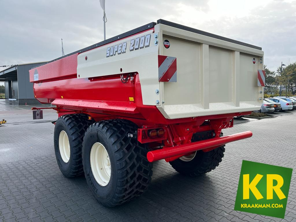 Farm tipping trailer/ Dumper Super 2000 bloembollenkipper Beco