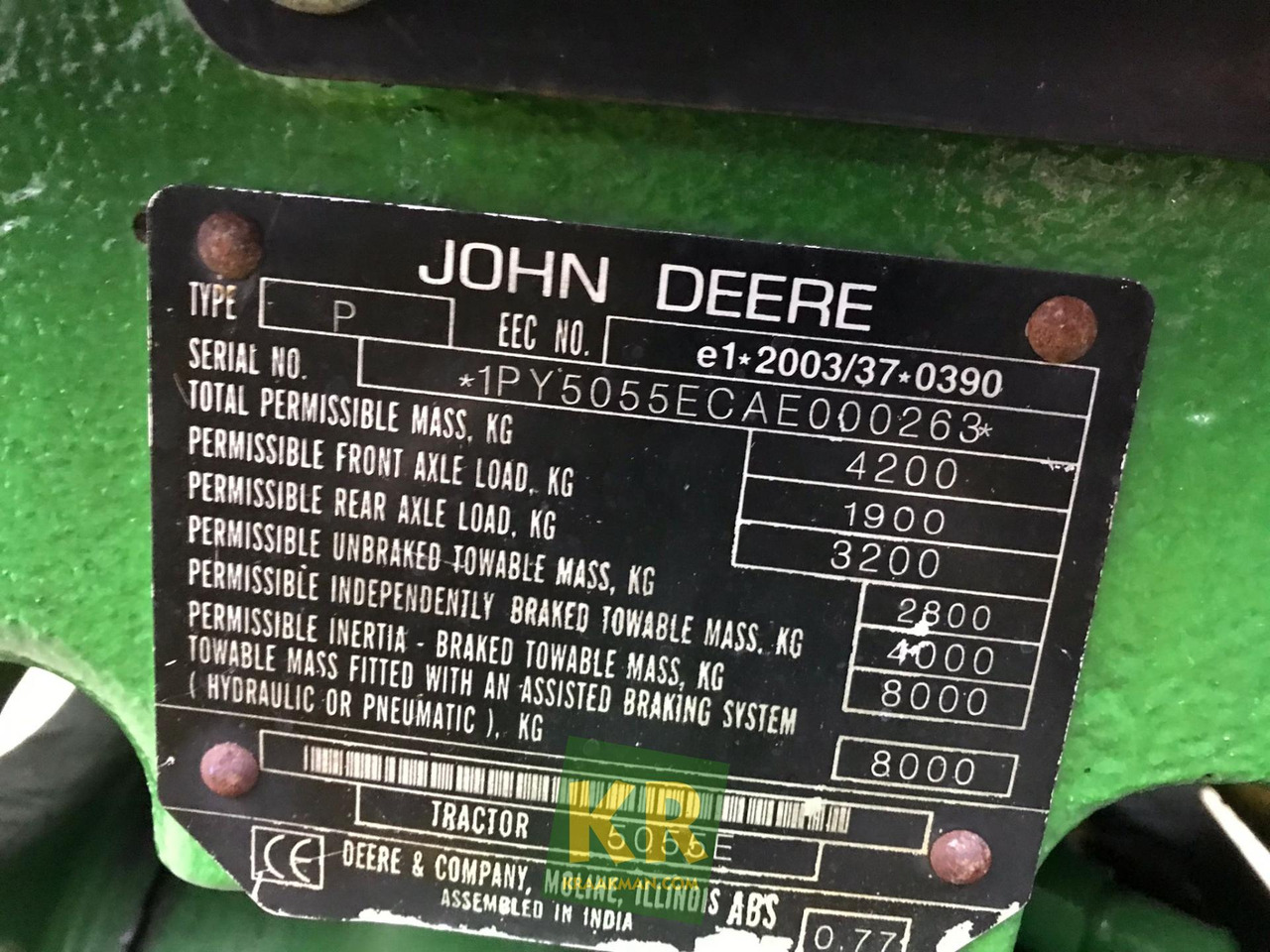 Farm tractor 5 055E TREKKER John Deere