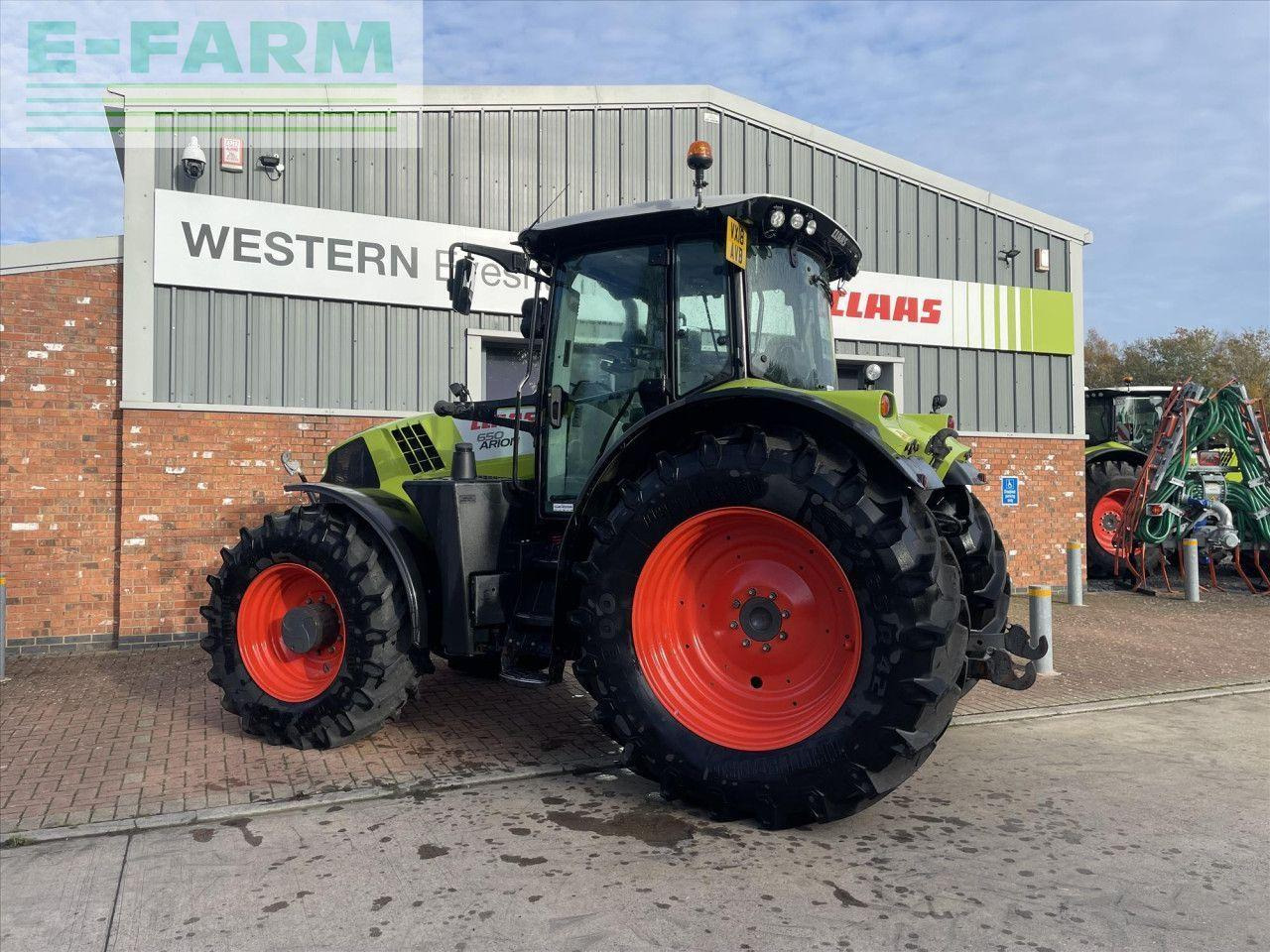Farm tractor CLAAS ARION 650 CIS + CIS+