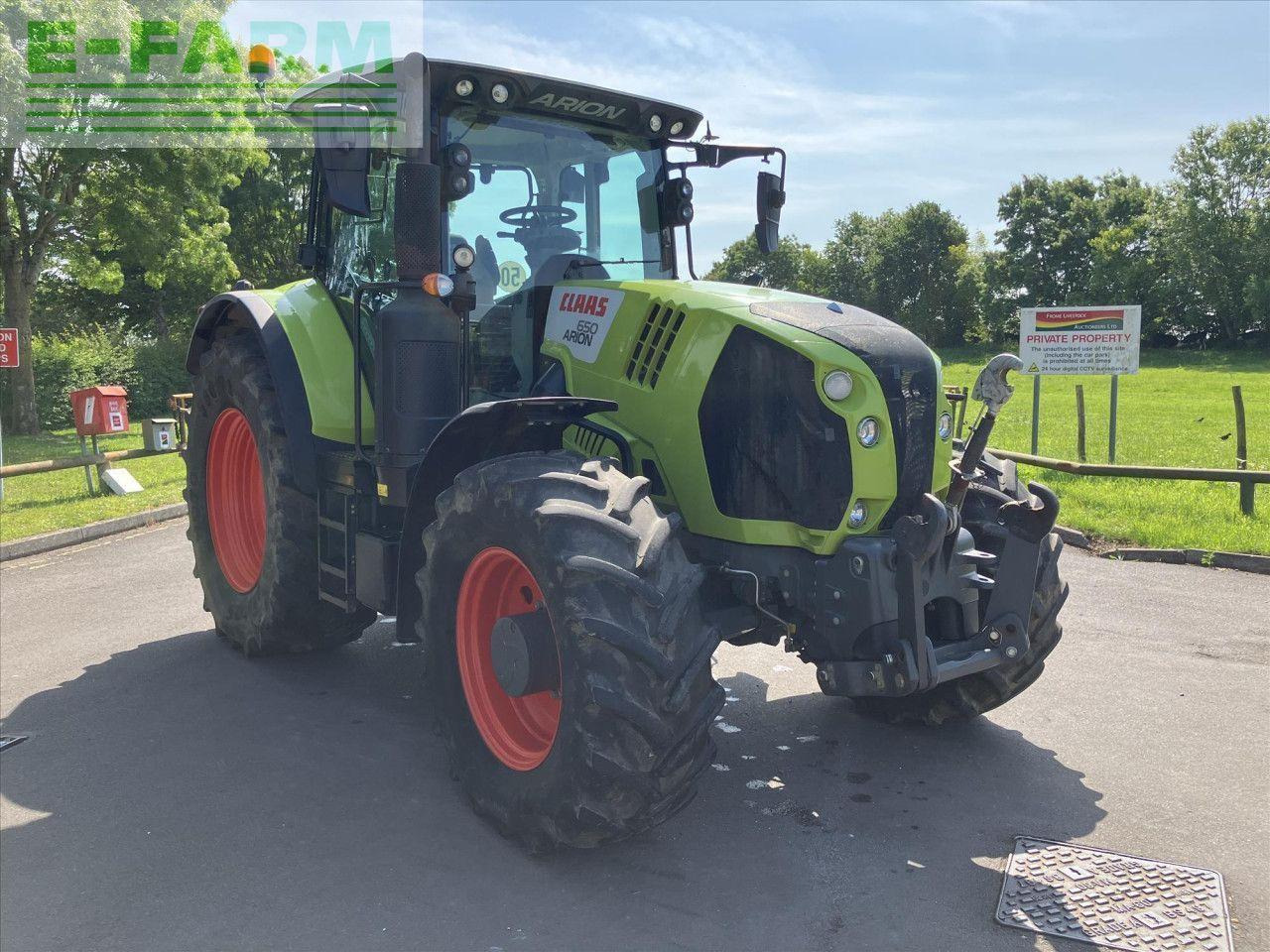 Farm tractor CLAAS ARION 650 CIS CIS