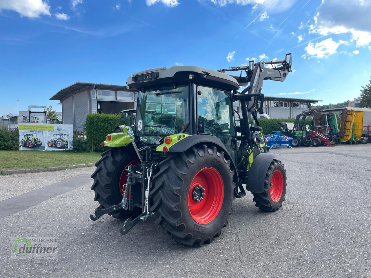Farm tractor CLAAS Atos 220 C mit Quicke X3S Performance