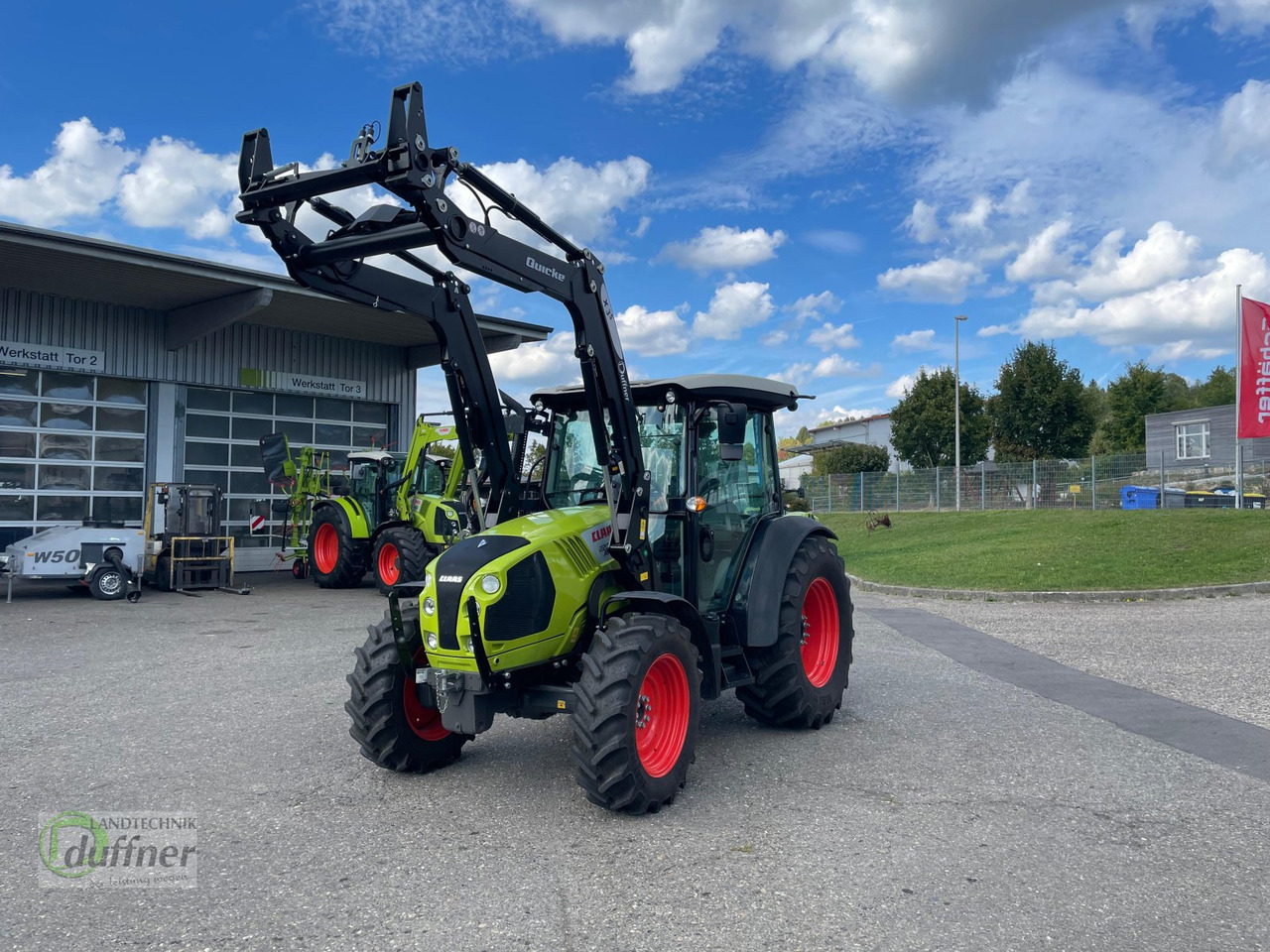 Farm tractor CLAAS Atos 220 C mit Quicke X3S Performance