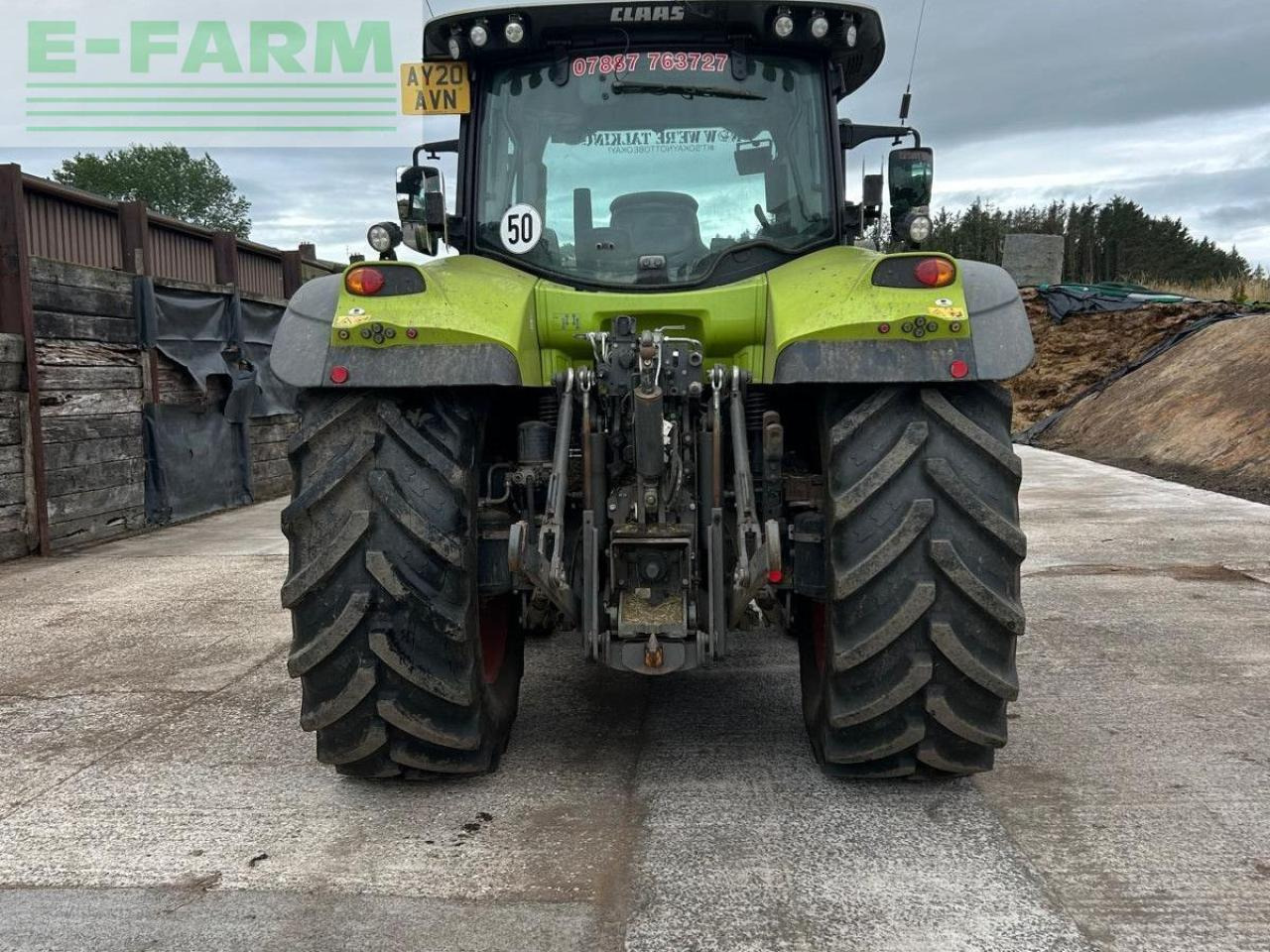 Farm tractor CLAAS USED ARION 650