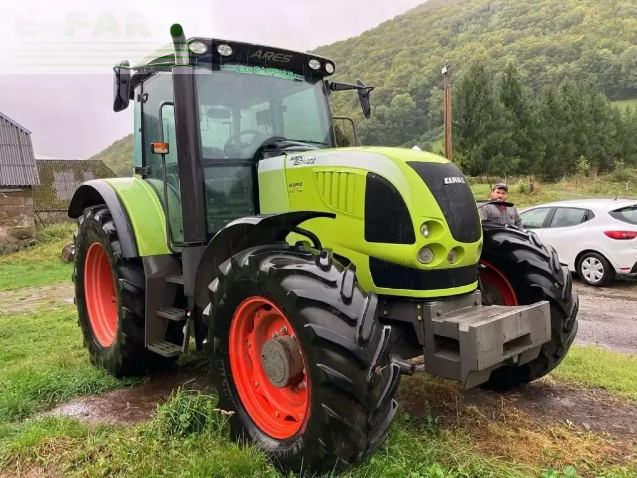 Farm tractor CLAAS ares 657 atz ATZ