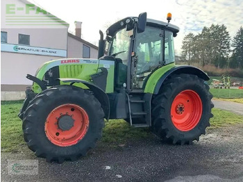 Farm tractor CLAAS ares 697 atz mit fronthydraulik und frontladerkonsolen claas/mx