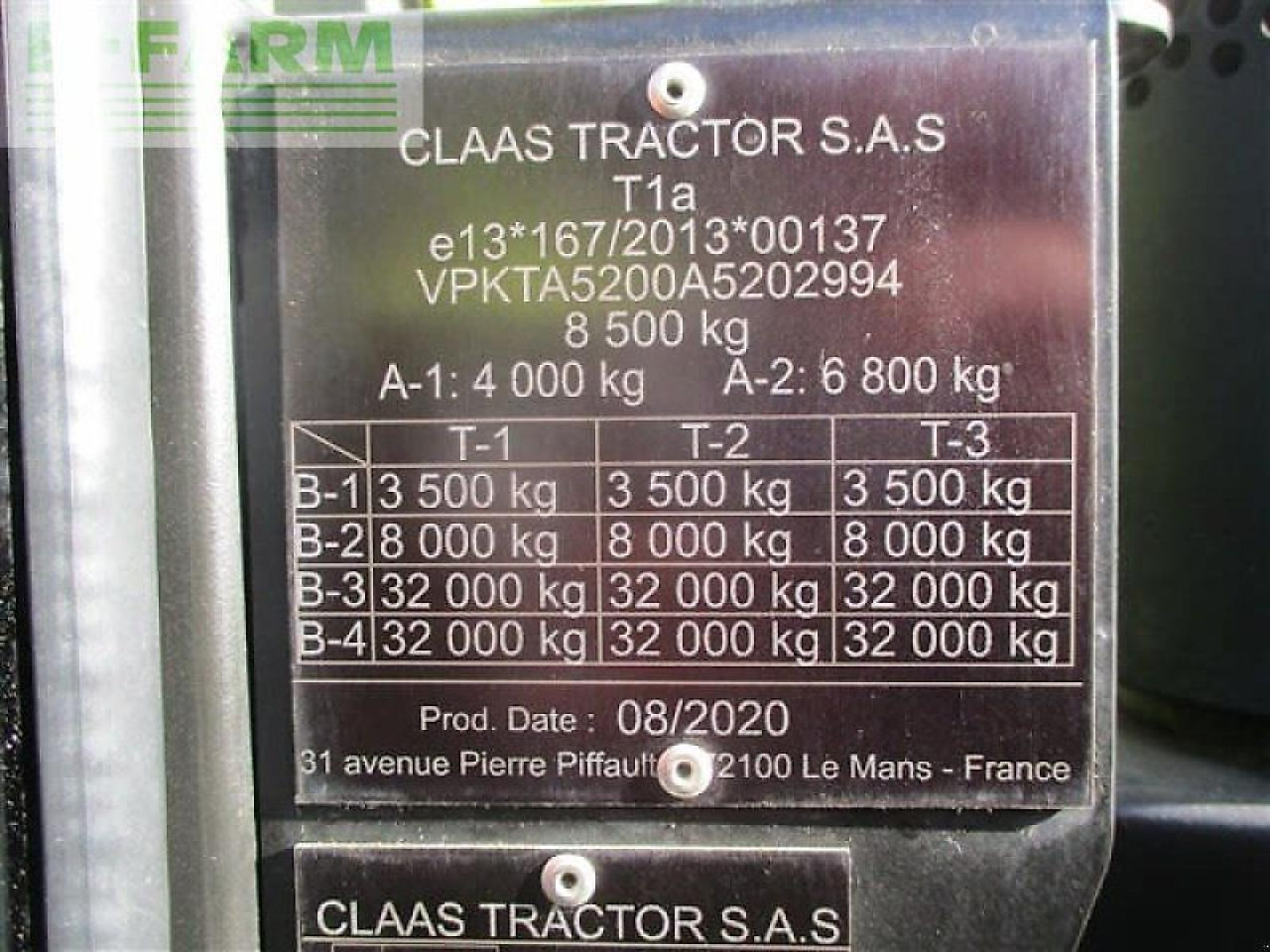 Farm tractor CLAAS arion 420 #871