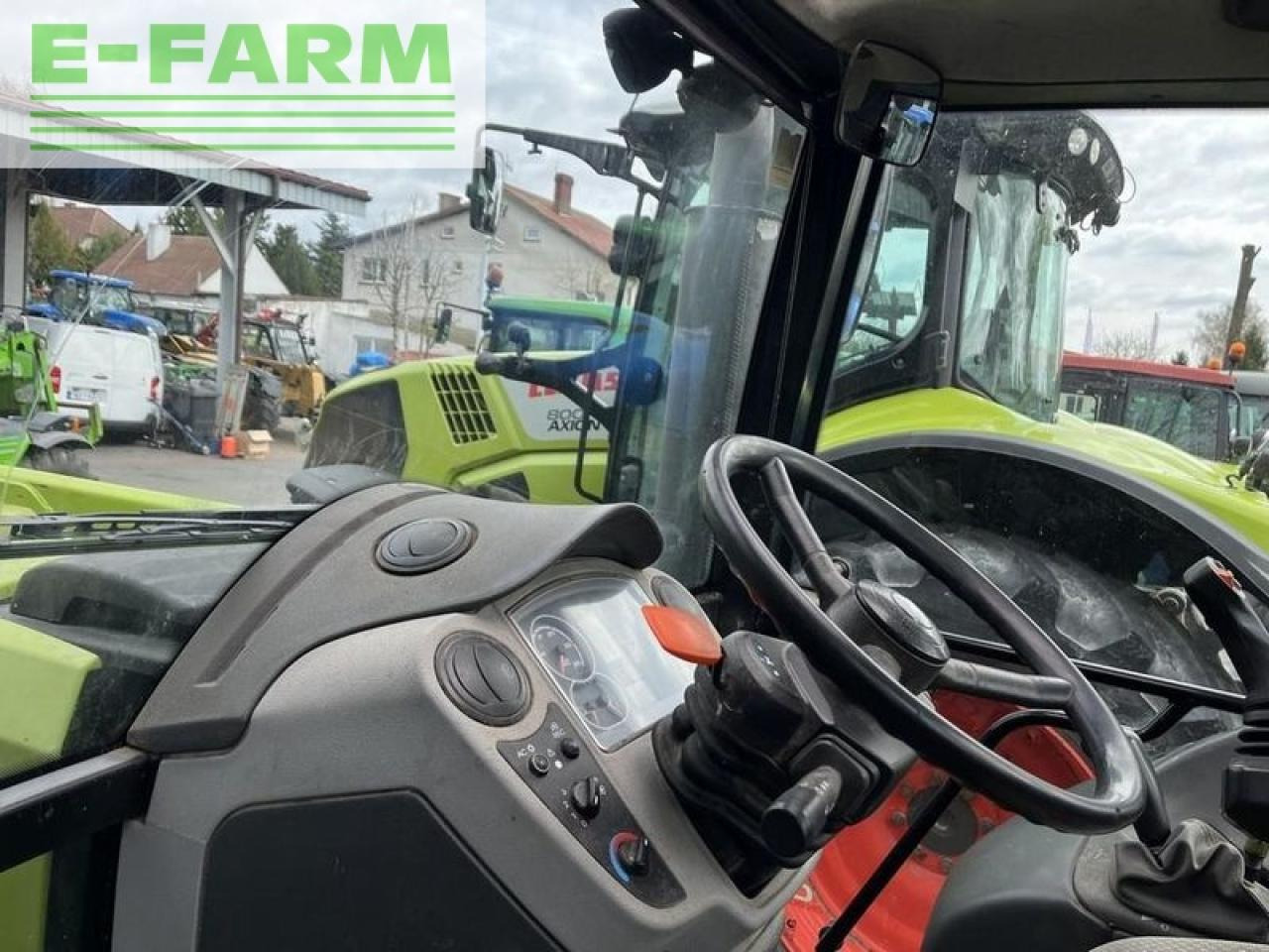 Farm tractor CLAAS arion 420 cis + claas fl100